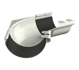 ТН МВС 125/90 мм, внутренний угол желоба 135°, белый, шт.